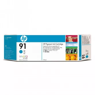 HP 91 (C9467A) - cartridge, cyan (azurová) HP 91 (C9467A) - cartridge, cyan (azurová)