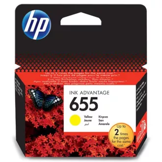 HP 655 (CZ112AE) - cartridge, yellow (žlutá)