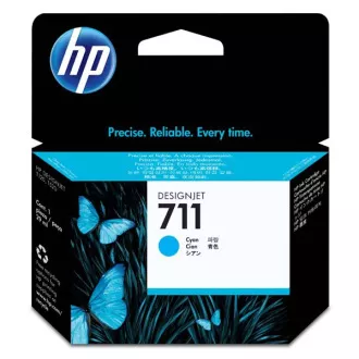 HP 711 (CZ130A) - cartridge, cyan (azurová) HP 711 (CZ130A) - cartridge, cyan (azurová)