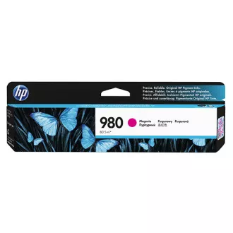 HP 980 (D8J08A) - cartridge, magenta (purpurová) HP 980 (D8J08A) - cartridge, magenta (purpurová)