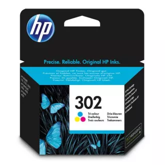 HP 302 (F6U65AE) - cartridge, color (barevná) HP 302 (F6U65AE) - cartridge, color (barevná)