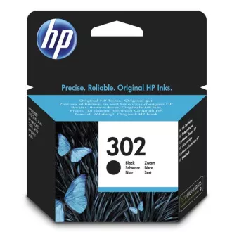 HP 302 (F6U66AE) - cartridge, black (černá) HP 302 (F6U66AE) - cartridge, black (černá)