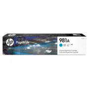 HP 981A (J3M68A) - cartridge, cyan (azurová)