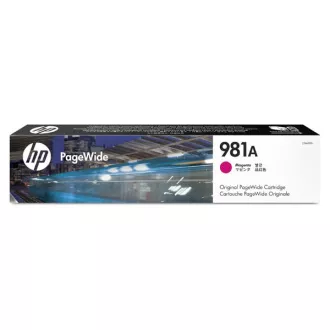 HP 981A (J3M69A) - cartridge, magenta (purpurová) HP 981A (J3M69A) - cartridge, magenta (purpurová)