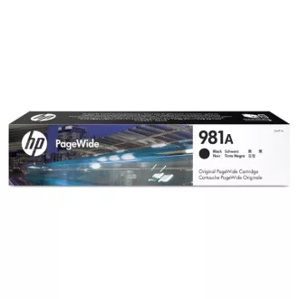 HP 981A (J3M71A) - cartridge, black (černá) HP 981A (J3M71A) - cartridge, black (černá)