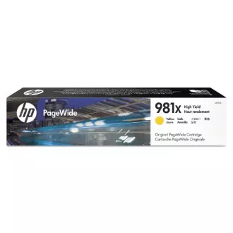 HP 981X (L0R11A) - cartridge, yellow (žlutá) HP 981X (L0R11A) - cartridge, yellow (žlutá)