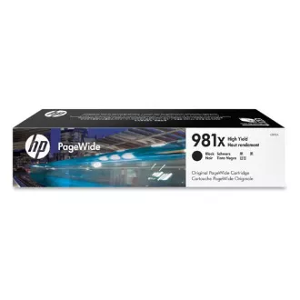 HP 981X (L0R12A) - cartridge, black (černá) HP 981X (L0R12A) - cartridge, black (černá)