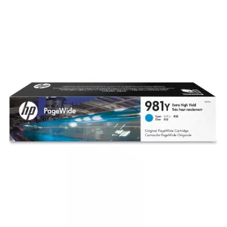 HP 981Y (L0R13A) - cartridge, cyan (azurová)