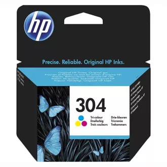 HP 304 (N9K05AE#301) - cartridge, color (barevná) HP 304 (N9K05AE#301) - cartridge, color (barevná)