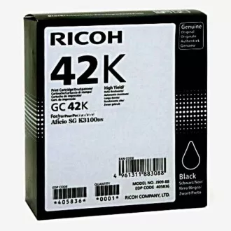 Ricoh 405836 - cartridge, black (černá) Ricoh 405836 - cartridge, black (černá)