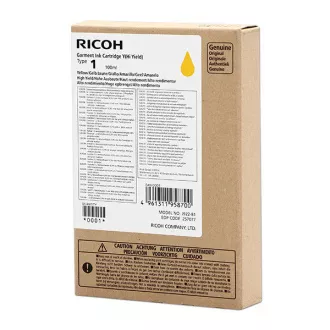 Ricoh 257077 - cartridge, yellow (žlutá) Ricoh 257077 - cartridge, yellow (žlutá)
