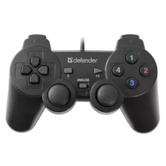 Gamepad Defender Omega, 12tl., USB, černý, vibrační, Windows R XP/VISTA/7/8/10 Gamepad Defender Omega, 12tl., USB, černý, vibrační, Windows R XP/VISTA/7/8/10