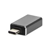 USB redukce, (3.1), USB C samec - USB A samice, kovová, DOPRODEJ