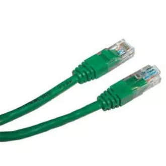 Síťový LAN kabel UTP patchcord, Cat.5e, RJ45 samec - RJ45 samec, 5 m, nestíněný, zelený, economy, DOPRODEJ Síťový LAN kabel UTP patchcord, Cat.5e, RJ45 samec - RJ45 samec, 5 m, nestíněný, zelený, economy, DOPRODEJ