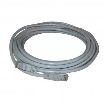 Síťový LAN kabel UTP crossover patchcord, Cat.5e, RJ45 samec - RJ45 samec, 10 m, nestíněný, křížený, šedý, k propojení 2 PC, econo Síťový LAN kabel UTP crossover patchcord, Cat.5e, RJ45 samec - RJ45 samec, 10 m, nestíněný, křížený, šedý, k propojení 2 PC, econo
