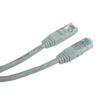 Síťový LAN kabel UTP patchcord, Cat.6, RJ45 samec - RJ45 samec, 10 m, nestíněný, šedý, economy, DOPRODEJ Síťový LAN kabel UTP patchcord, Cat.6, RJ45 samec - RJ45 samec, 10 m, nestíněný, šedý, economy, DOPRODEJ