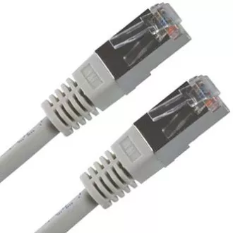 Síťový LAN kabel FTP patchcord, Cat.5e, RJ45 samec - RJ45 samec, 30 m, stíněný, šedý, economy, DOPRODEJ Síťový LAN kabel FTP patchcord, Cat.5e, RJ45 samec - RJ45 samec, 30 m, stíněný, šedý, economy, DOPRODEJ