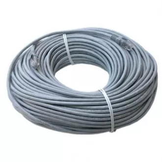 Síťový LAN kabel UTP patchcord, Cat.5e, RJ45 samec - RJ45 samec, 50 m, nestíněný, šedý, economy Síťový LAN kabel UTP patchcord, Cat.5e, RJ45 samec - RJ45 samec, 50 m, nestíněný, šedý, economy