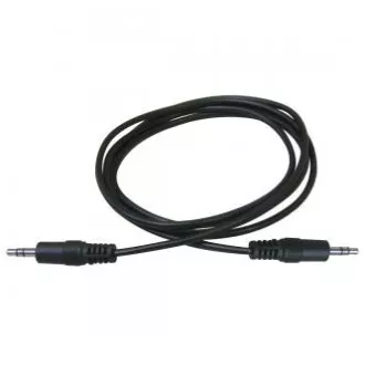 Audio kabel Jack (3.5mm) samec - Jack (3.5mm) samec, 1.5m, černý Audio kabel Jack (3.5mm) samec - Jack (3.5mm) samec, 1.5m, černý