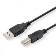 Logo USB kabel (2.0), USB A samec - USB B samec, 1.8m, DOPRODEJ