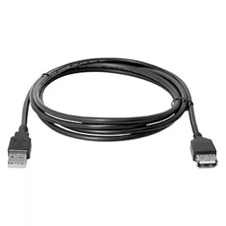 Logo USB prodlužka (2.0), USB A samec - USB A samice, 1.8m, černá, blistr, DOPRODEJ Logo USB prodlužka (2.0), USB A samec - USB A samice, 1.8m, černá, blistr, DOPRODEJ