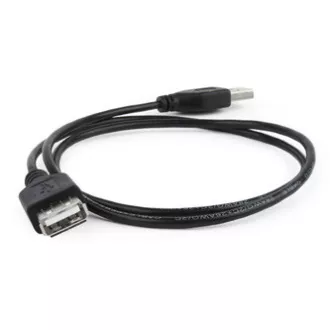USB prodlužka (2.0), USB A samec - USB A samice, 3m, černá, DOPRODEJ