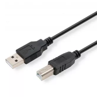 Logo USB kabel (2.0), USB A samec - USB B samec, 5m, černý Logo USB kabel (2.0), USB A samec - USB B samec, 5m, černý