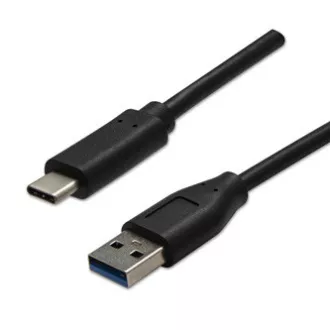 USB kabel (3.2 gen 2), USB A samec - USB C samec, 1m, 10 Gb/s, 5V/3A, černý, DOPRODEJ USB kabel (3.2 gen 2), USB A samec - USB C samec, 1m, 10 Gb/s, 5V/3A, černý, DOPRODEJ