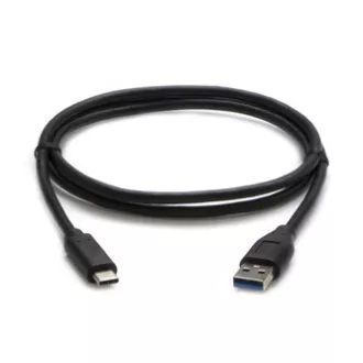 USB kabel (3.2 gen 2), USB A samec - USB C samec, 1m, 10 Gb/s, 5V/3A, černý, DOPRODEJ USB kabel (3.2 gen 2), USB A samec - USB C samec, 1m, 10 Gb/s, 5V/3A, černý, DOPRODEJ