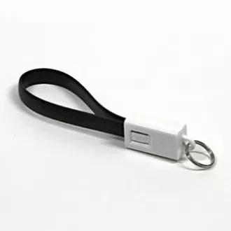 USB kabel (2.0), USB A samec - microUSB samec, 49160, 0.2m, černý, klíčenka, DOPRODEJ USB kabel (2.0), USB A samec - microUSB samec, 49160, 0.2m, černý, klíčenka, DOPRODEJ