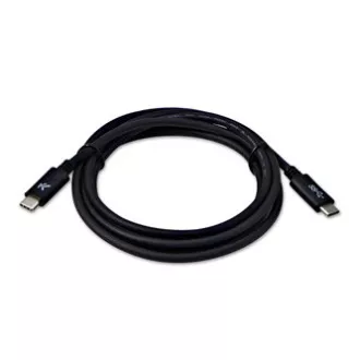 USB kabel (3.2 gen 1), USB C samec - USB C samec, 1m, 5 Gb/s, 5V/3A, černý, DOPRODEJ USB kabel (3.2 gen 1), USB C samec - USB C samec, 1m, 5 Gb/s, 5V/3A, černý, DOPRODEJ