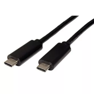 USB kabel (3.1), USB C samec - USB C samec, 0.5m, černý, plastic bag USB kabel (3.1), USB C samec - USB C samec, 0.5m, černý, plastic bag