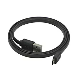 USB kabel (2.0), USB A samec reversible - microUSB samec reversible, 0.3m, plochý, černý, oboustranný, DOPRODEJ USB kabel (2.0), USB A samec reversible - microUSB samec reversible, 0.3m, plochý, černý, oboustranný, DOPRODEJ