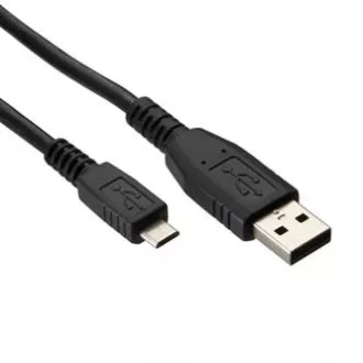 USB kabel (2.0), USB A samec - microUSB samec, 1.8m, černý, DOPRODEJ USB kabel (2.0), USB A samec - microUSB samec, 1.8m, černý, DOPRODEJ