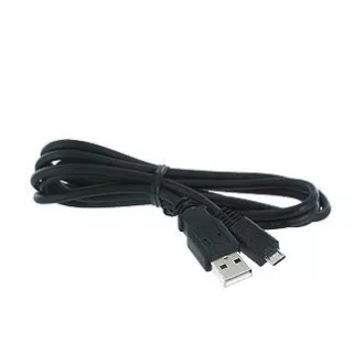 USB kabel (2.0), USB A samec - microUSB samec, 1.8m, černý, DOPRODEJ USB kabel (2.0), USB A samec - microUSB samec, 1.8m, černý, DOPRODEJ