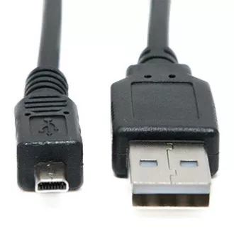 USB kabel (2.0), USB A samec - 8-pin samec, 25947, 1.8m, černý, PANASONIC, DOPRODEJ USB kabel (2.0), USB A samec - 8-pin samec, 25947, 1.8m, černý, PANASONIC, DOPRODEJ