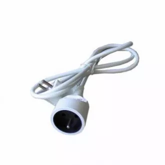Síťový kabel 230V prodlužovací, CEE7 (vidlice) - zásuvka, 5m, VDE approved, bílá Síťový kabel 230V prodlužovací, CEE7 (vidlice) - zásuvka, 5m, VDE approved, bílá