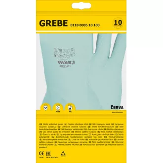 GREBE GREEN rukavice nitril zel. 33 cm