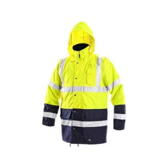 Bunda CXS OXFORD, výstražná, pánská, žluto-modrá Bunda CXS OXFORD, výstražná, pánská, žluto-modrá