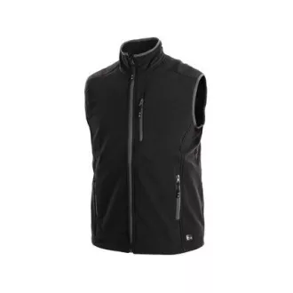 Pánská softshell vesta TOPEKA, černá Pánská softshell vesta TOPEKA, černá