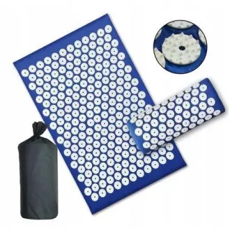 Akupresurní PREMIUM podložka na cvičení s polštářkem 67x42x2 cm