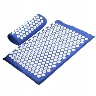 Akupresurní PREMIUM podložka na cvičení s polštářkem 67x42x2 cm