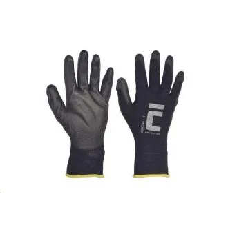 BUNTING BLACK rukavice nylon. PU dlaň BUNTING BLACK rukavice nylon. PU dlaň