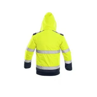Bunda CXS LUTON, výstražná, pánská, žluto-modrá Bunda CXS LUTON, výstražná, pánská, žluto-modrá