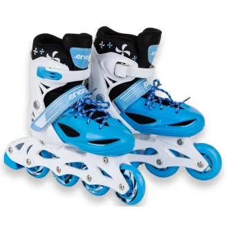 Kolečkové brusle 4v1 Enero KIDS - modro-bílé Kolečkové brusle 4v1 Enero KIDS - modro-bílé