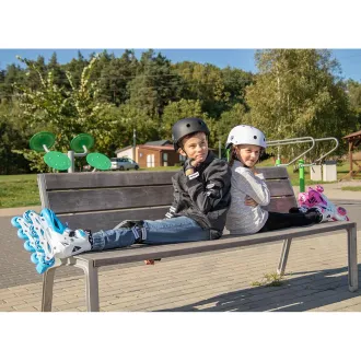 Kolečkové brusle 4v1 Enero KIDS - modro-bílé Kolečkové brusle 4v1 Enero KIDS - modro-bílé