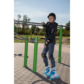 Kolečkové brusle 4v1 Enero KIDS - modro-bílé Kolečkové brusle 4v1 Enero KIDS - modro-bílé