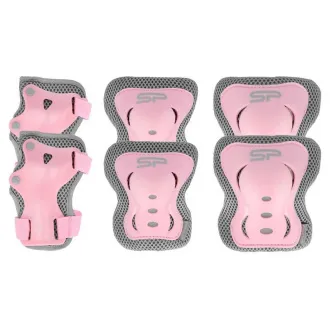 Set chráničů SP PROTECTOR, růžovo-šedé