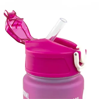 Motivační sportovní láhev 3v1, 2000 ml + 900 ml + 300 ml