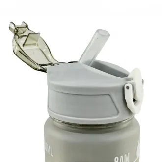Motivační sportovní láhev 3v1, 2000 ml + 900 ml + 300 ml